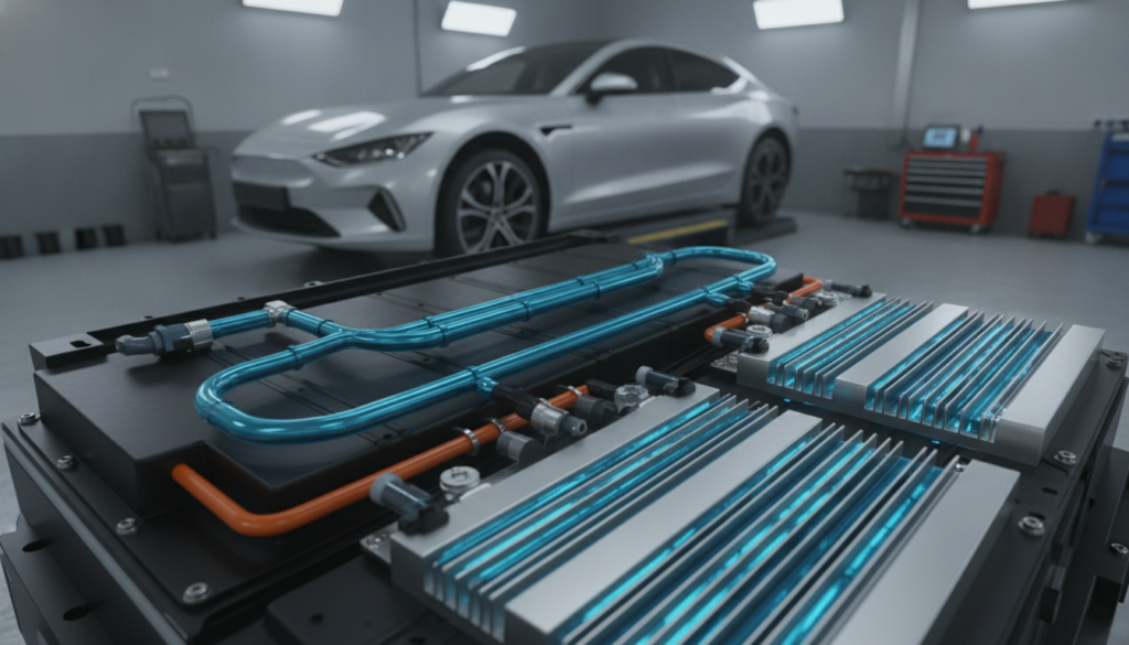 Batteriekühlung läuft ständig Elektroauto
