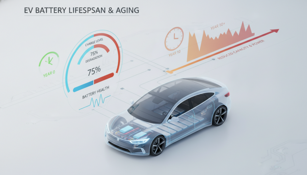 Batterielebensdauer und Akkualterung bei Elektroautos
