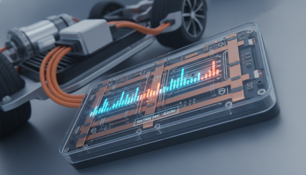 Batteriezelle Spannungsabweichung