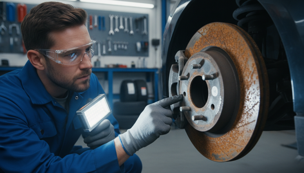 Bremsscheibe selbst prüfen