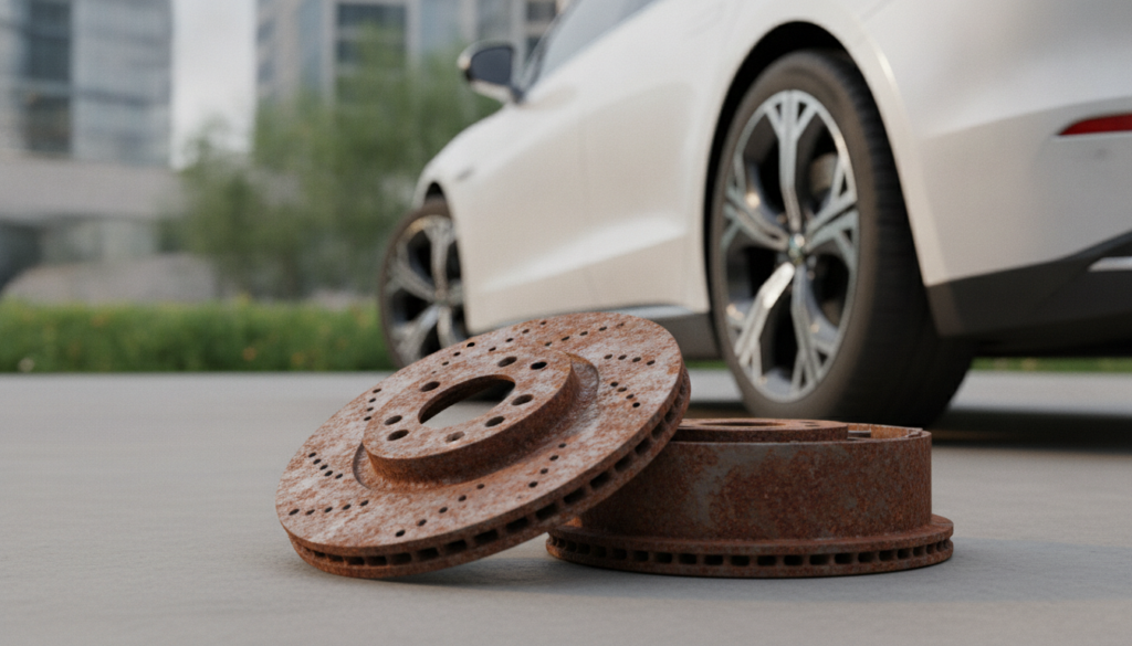 Bremsscheiben und Trommelbremsen bei Elektroautos