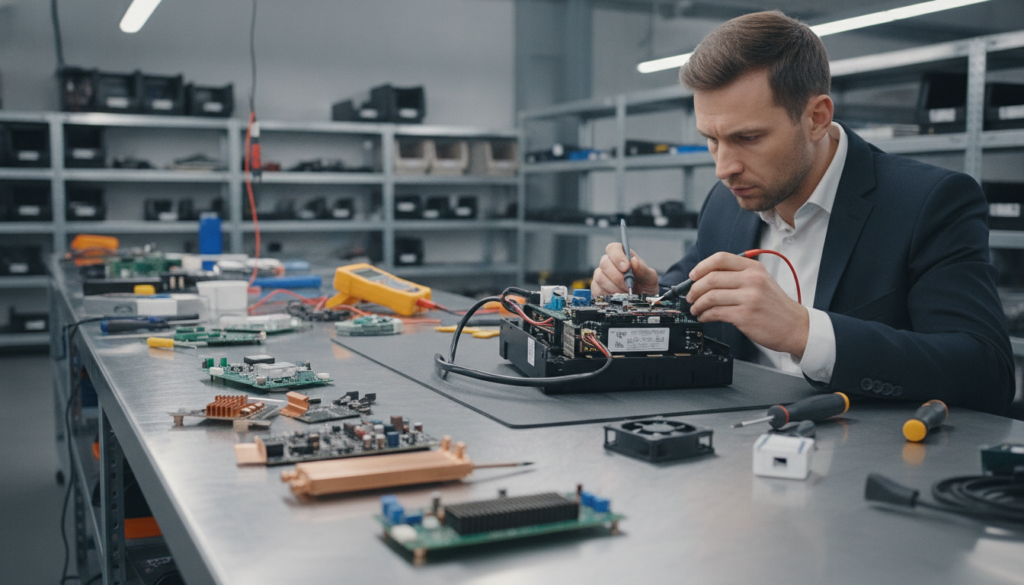 Diagnose des Onboard Chargers in der Werkstatt