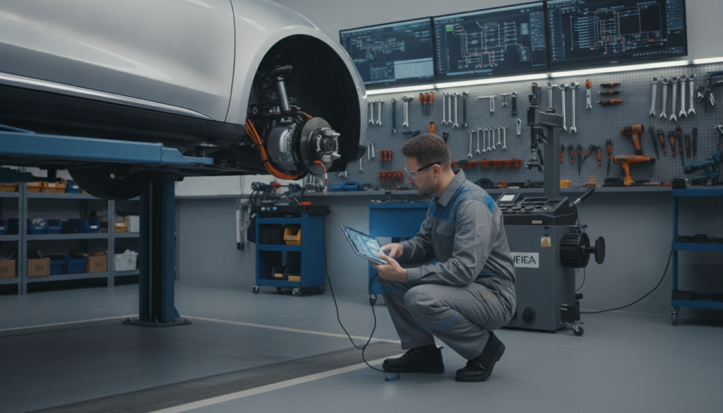 Diagnose von Vibrationen in der Werkstatt