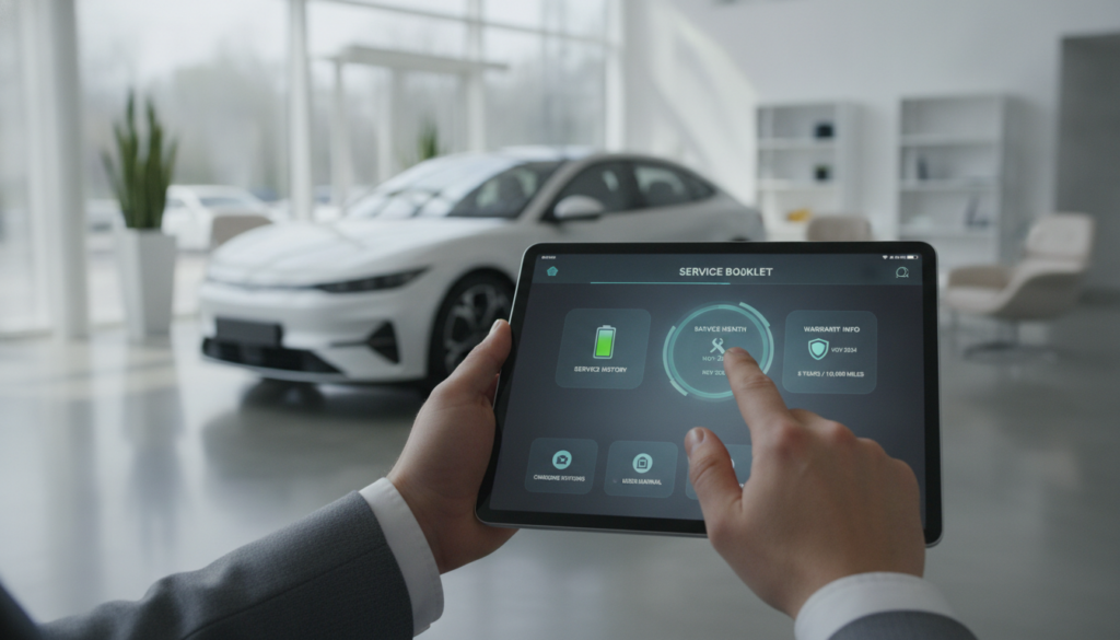 Digitales Serviceheft Elektroauto Verkauf