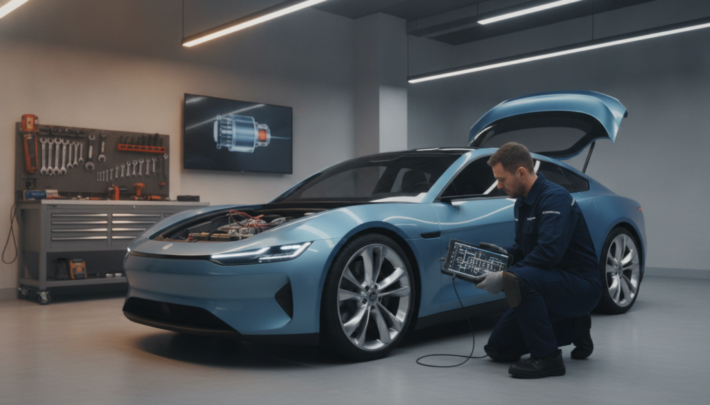 Elektrische Heckklappe defekt Elektroauto