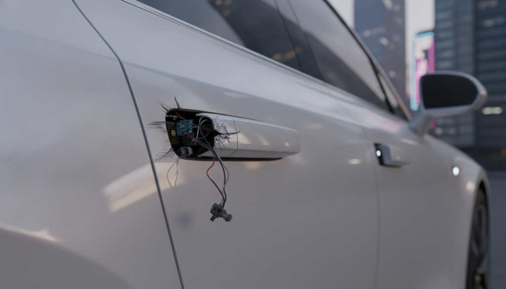 Elektrischer Türgriff defekt Elektroauto