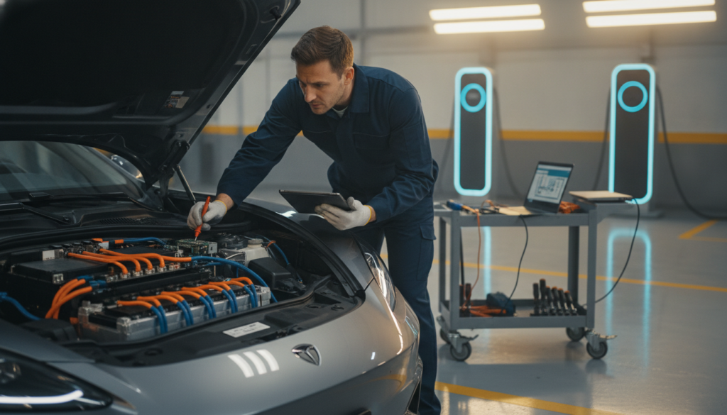 Elektroauto zieht schlecht