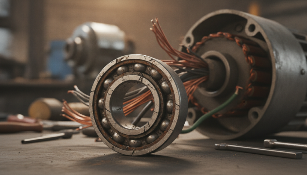 Elektromotor Lager defekt