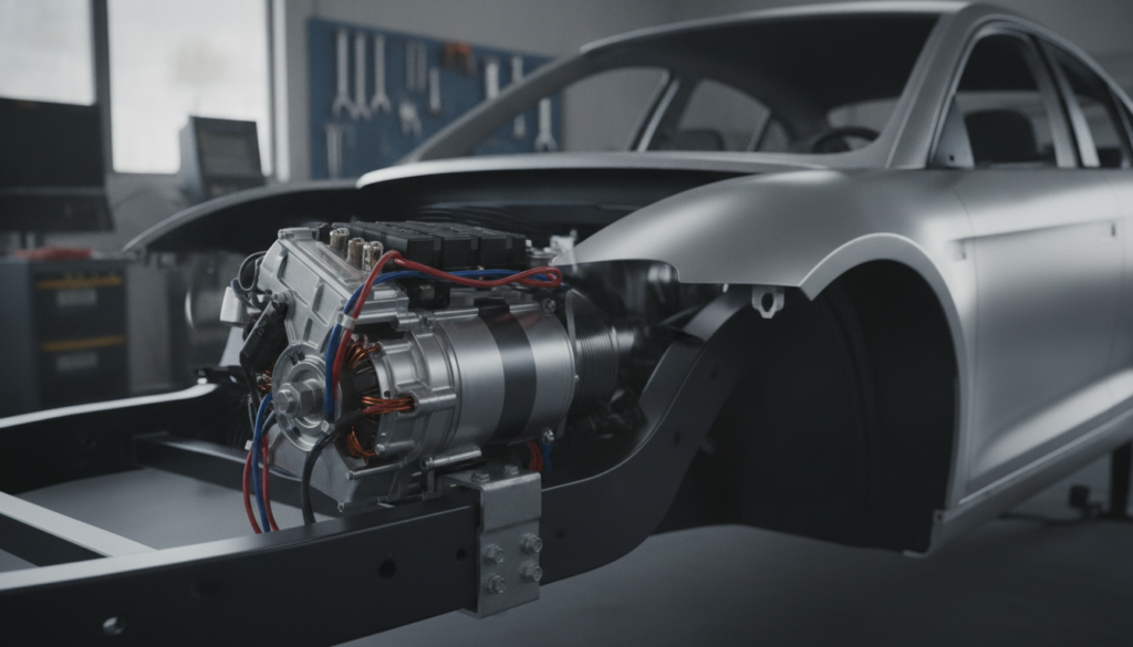 Elektromotor vibriert Elektroauto