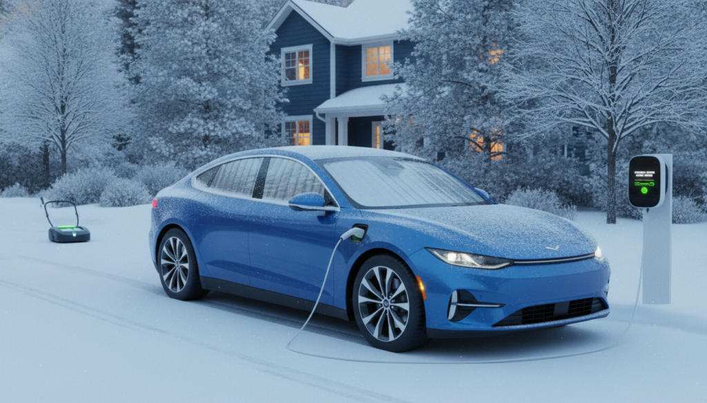 Energie sparen mit Elektroautos im Winter