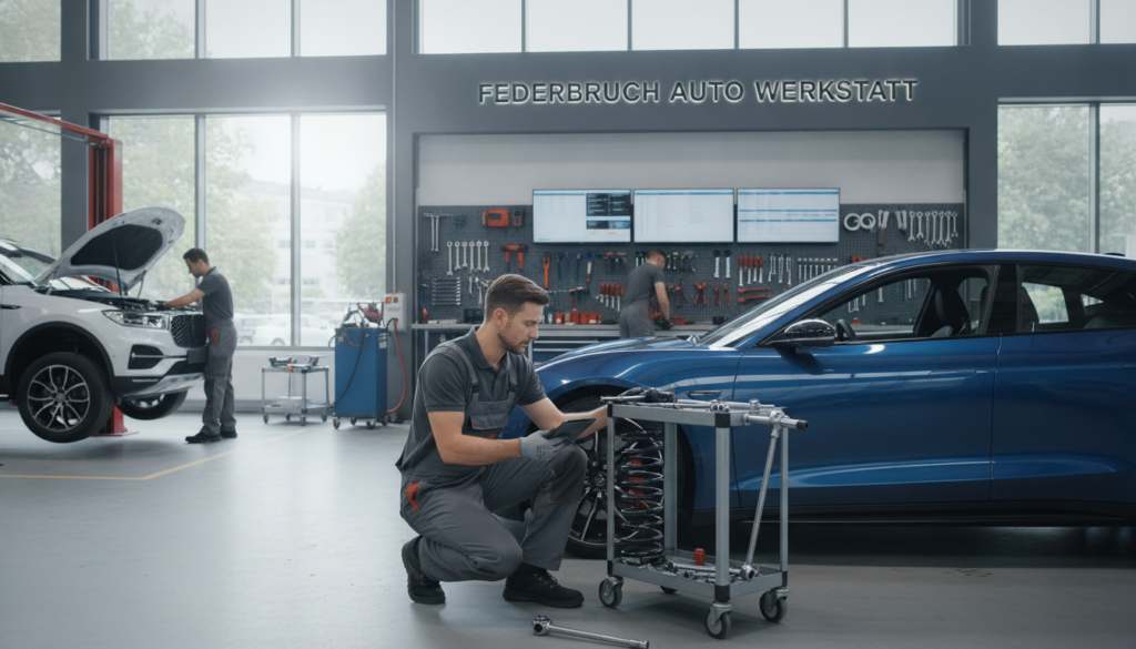 Federbruch Auto Werkstatt
