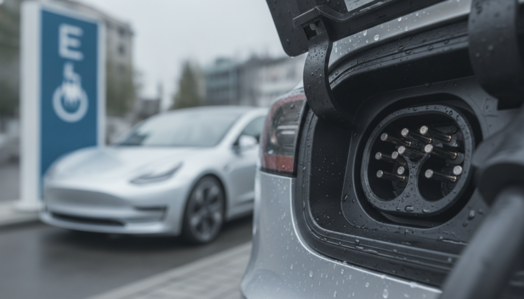 Feuchtigkeit Ladebuchse Elektroauto
