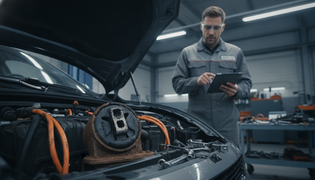 Folgen defekter Motorlager im Elektroauto