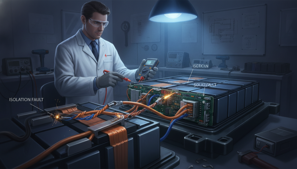 Isolationsfehler Elektroauto Batterie