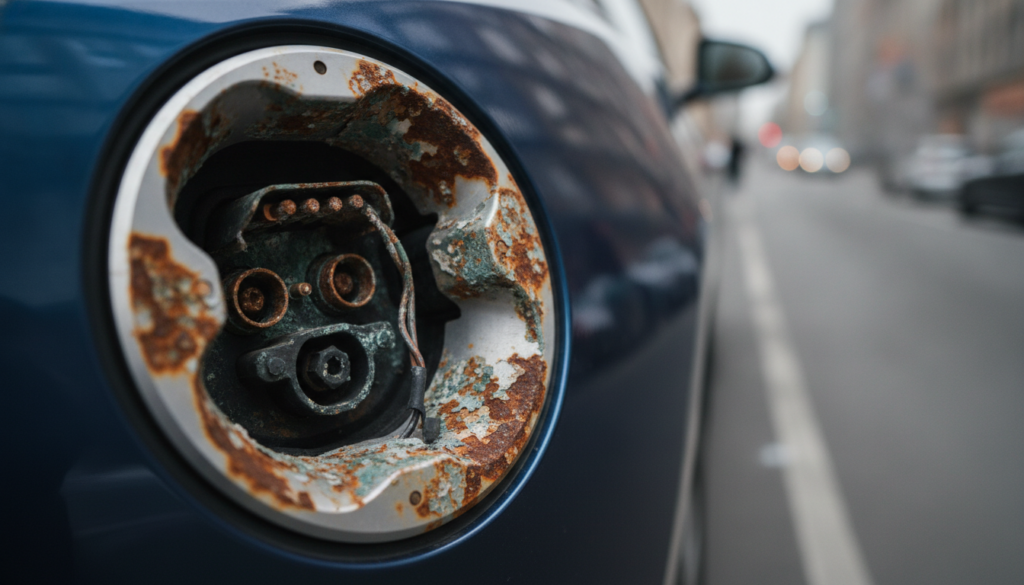 Ladeanschluss Korrosion Elektroauto