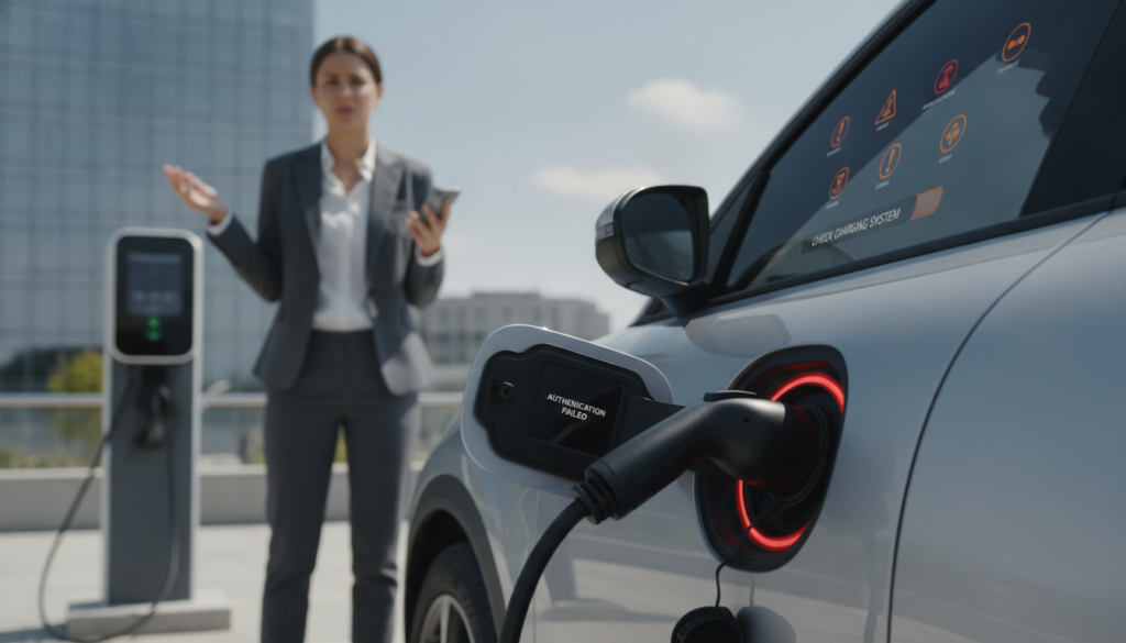 Ladeauthentifizierung Fahrzeug Fehler