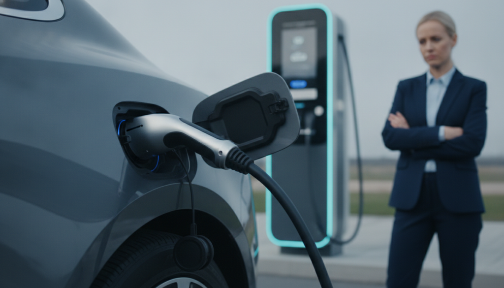 Ladestecker lässt sich nicht lösen Elektroauto