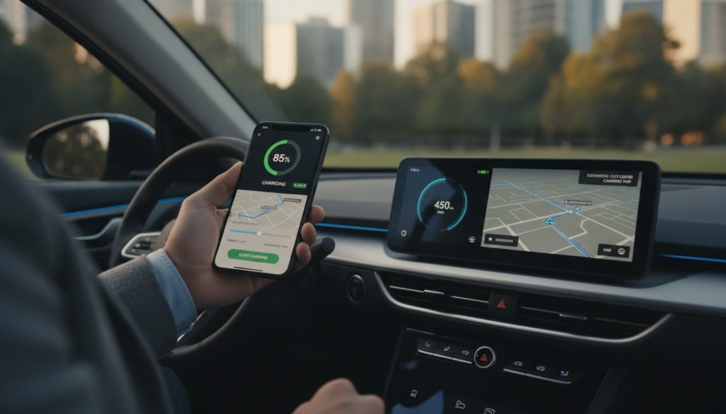 Ladeziel in App und Fahrzeug prüfen