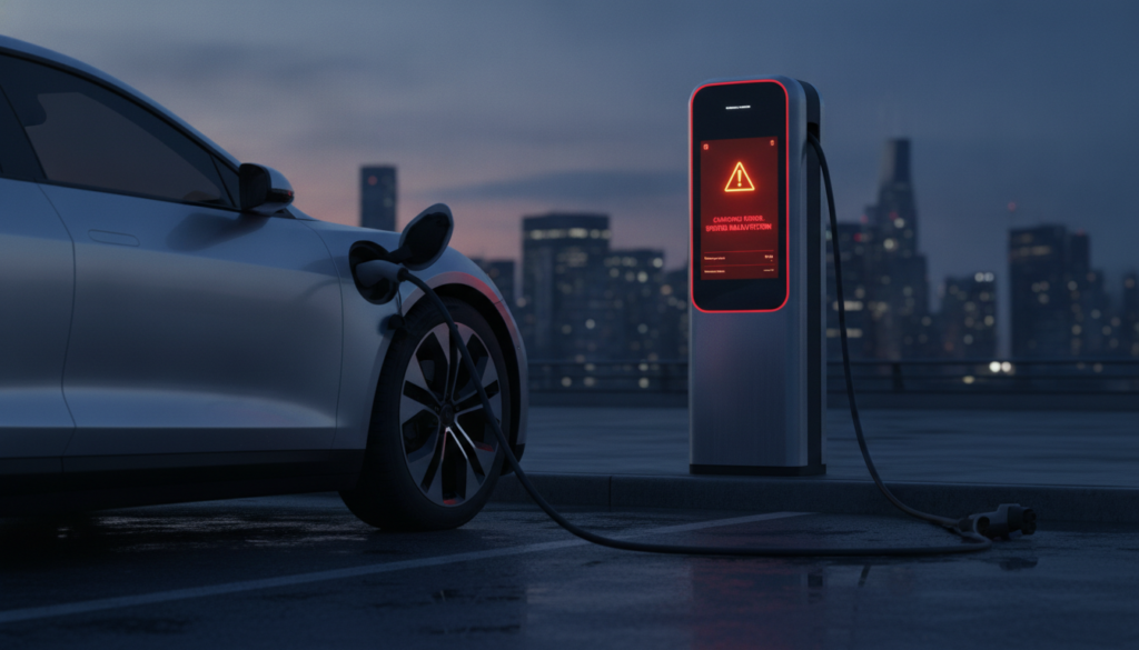 Schnellladen startet und stoppt Elektroauto