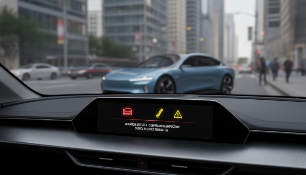 Warnzeichen bei Vibrationen und Fahrwerk
